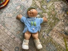 1985 Cabbage Patch Preemie  Doll VINTAGE TOY March Of Dimes blue eyes