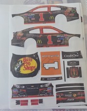2016 1 Jamie Mcmurray Bass Pro Turkey 1/64 NASCAR Vinyl Peel Stick Decals