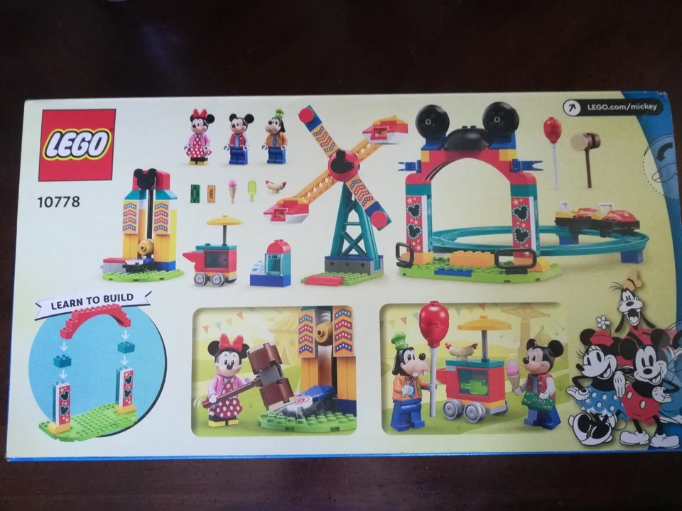 LEGO Disney: Mickey Minnie and Goofy's Fairground Fun (10778) - NEW - Image 2 of 2