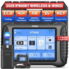XTOOL IP900BT Bidirectional OBD2 Scanner Full Diagnostic Key Programmer 41+Reset