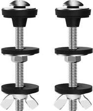 2PCS Universal Toilet Seat Bolts Kit, Heavy Duty Toilet Tank Bolts Replacement,