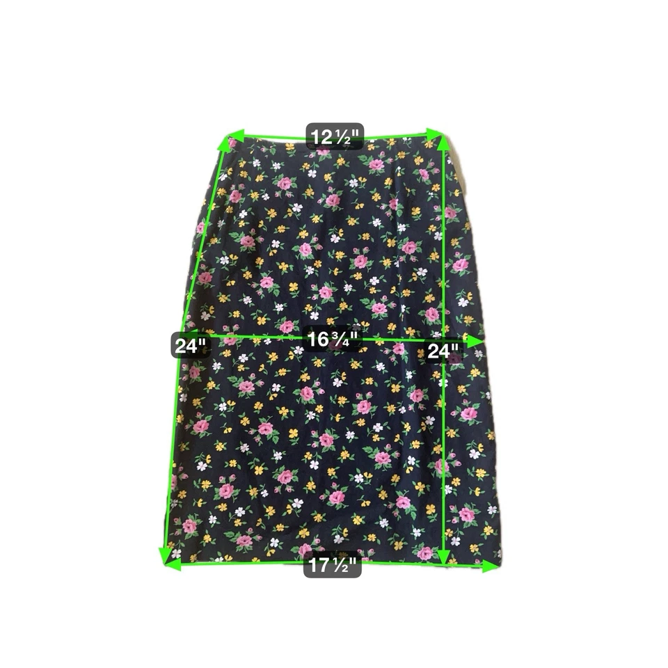 Vintage 1960s Urchin California Floral Skirt Suit – Size 0–2 Romantic Feminine - Image 4 of 4