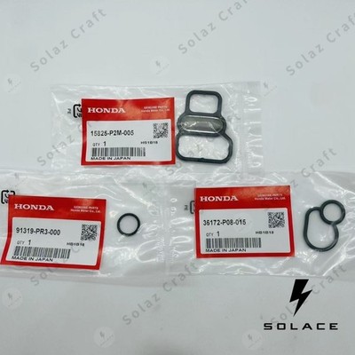 NEW OEM VTEC SOLENOID GASKET KIT For HONDA 1996-2005 CIVIC D16 D17 15825-P2M-005