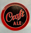 Rare Vintage Croft Cream Ale Beer Tray Sign Brewing Co Boston Massachusetts