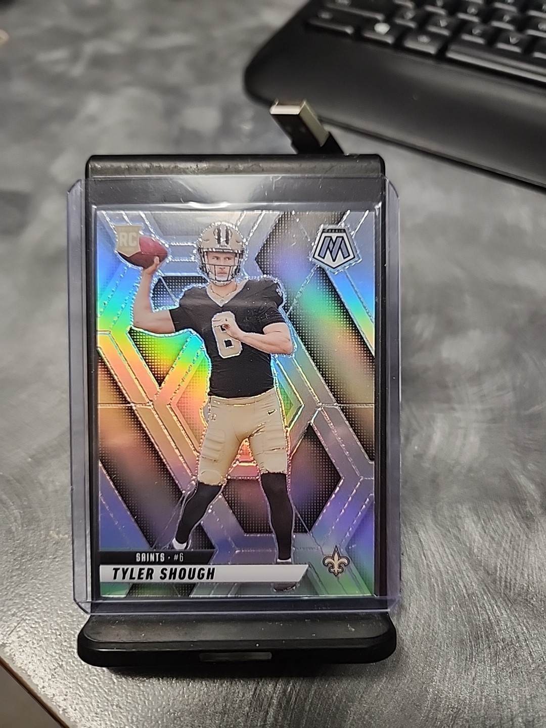 2025 Panini Mosaic Football - Tyler Shough Silver Holo RC #312