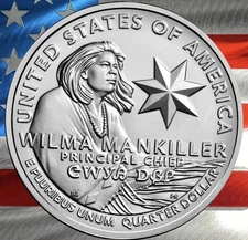 2022 P Wilma Mankiller Quarter 🌟 Uncirculated | American Women Coin US mint 🪶