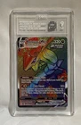 2021 Pokemon Evolving Skies Rayquaza VMAX Rainbow Holo 217/203 TAG 9 English