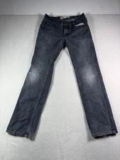 Levi's 511 Jeans Boy's Size 18 Reg Blue Skinny Fit Distressed Denim 29x29 