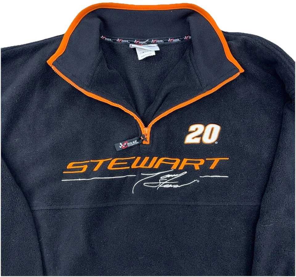 Suéter Vintage Tony Stewart Hombres XXL Negro Pullover Polar Chaqueta Sudadera Y2K Foto 2 de 4