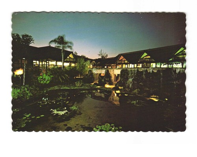 #ad #ad The Cascades night time Shopping Plaza Ocala FL Vintage postcard Unposted $5.95