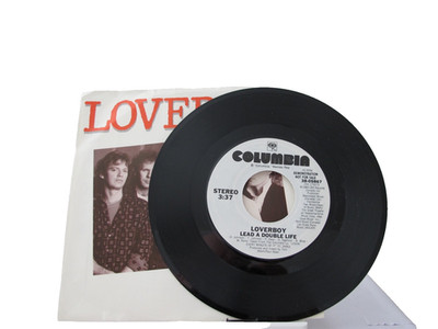 45 RECORD - LOVERBOY - LEAD A DOUBLE LIFE