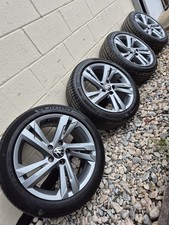 4x VW GOLF 17” MK8 ALLOY WHEELS & TYRES (MK5 MK6 MK7 CADDY) 5H0601025AF VALENCIA