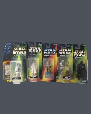 Star Wars The Power of the Force Action Figures Lot of Five (5) New & Sealed