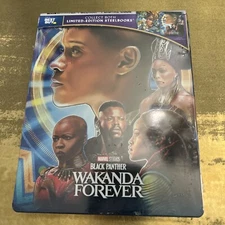Black Panther Wakanda Forever - Shuri 4K (lu-Ray, Digital) Ltd Ed Steelbook- NEW