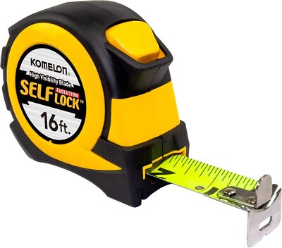 Komelon EV28116; 16' X 1'' Self Lock Evolution Tape Measure,