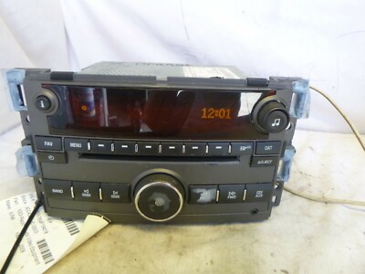 2009 09 Saturn Aura AM FM  Radio Cd Player Aux Input 25833954 BCY84