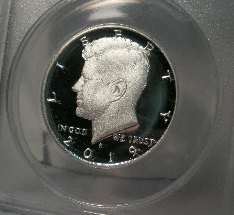 2019 S KENNEDY SILVER HALF DOLLAR ANACS PR70 DCAM FIRST DAY ISSUE #0461 - Image 3 of 4