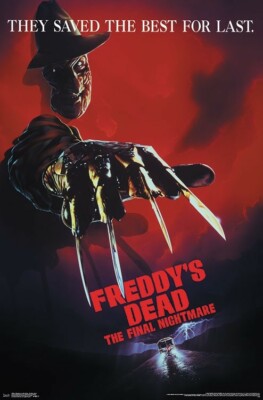 A Nightmare on Elm Street Freddy’s Dead: The Final Nightmare 22x34 Movie  Poster