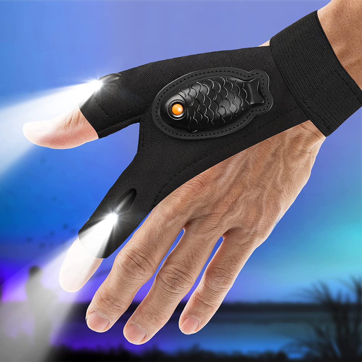 Led Light Work Gloves With Lights Flashlight Gloves For Mechanics