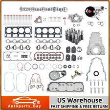 NON AFM Camshaft Lifters Timing Chain Set for Chevrolet GMC 5.3L +MORE