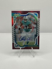 2022 Absolute Auto Rookies Red #152 Channing Tindall Dolphins 30/50 