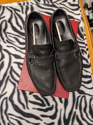 Salvatore Ferragamo Marco Loafer Nero 8.5 Black Leather Italy Formal Casual Salvatore Ferragamo Marco Loafer Nero 10.5 EE Black Leather  main image 3