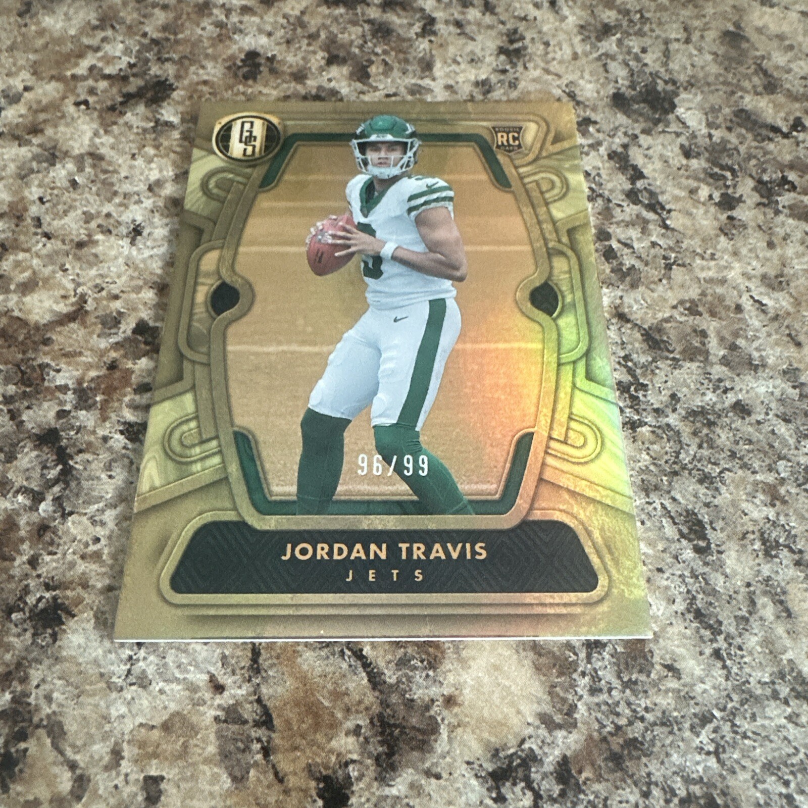 2024 Panini Gold Standard #175 Jordan Travis Rookie 43/99 New York Jets