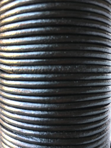 2.5mm Real Round Leather Genuine Cord String Thong 100m Jewellery Craft - Picture 8 of 18