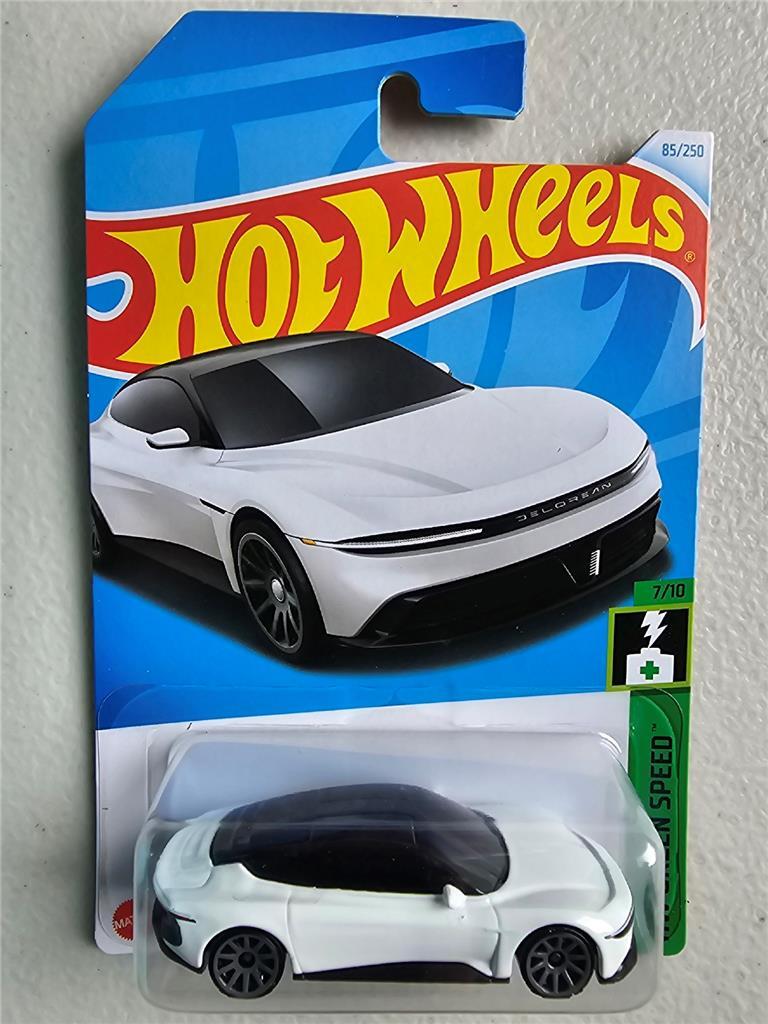 2024 Hot Wheels 85/250 HTB84 Delorean Alphas HW Green Speed 7/10