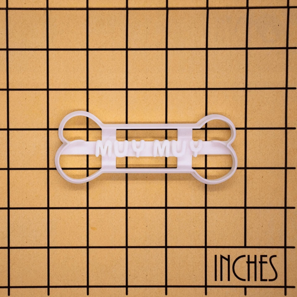 Cortador de galletas de hueso de perro YUM YUM - golosinas para mascotas perro pata panadería cachorro rescate de animales Foto 2 de 2