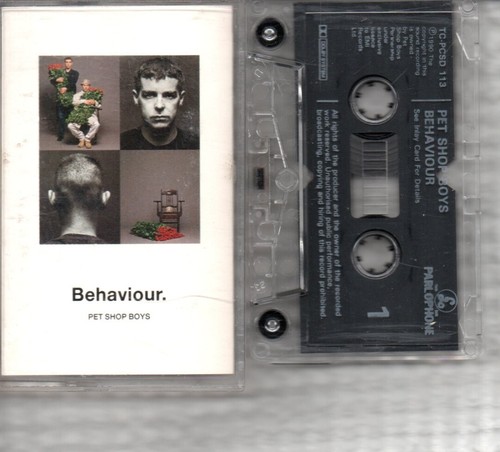 PET SHOP BOYS - Behaviour - Cassette Tape Album