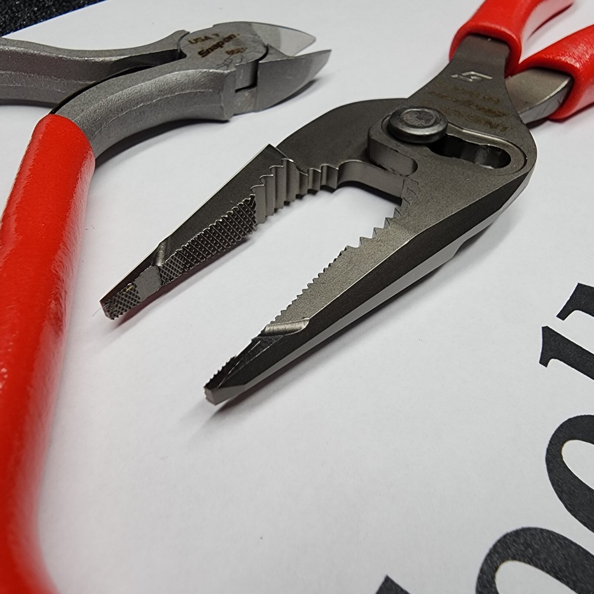 Snap-On Pliers LN46ACF 7 Talon Grip Long-Nose Slip-Joint