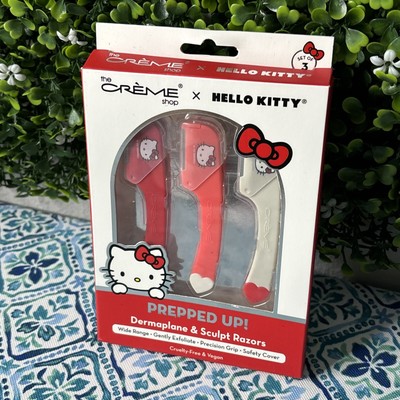 The Creme Shop Hello Kitty Face Beauty Prepped Up Dermaplane Sculpt Small Razors