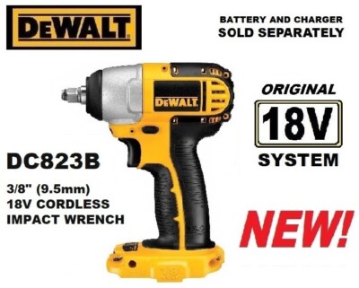 18 Volt Dewalt Torque Gun DeWALT 18V 18 Volt DC823 DC823B 3/8