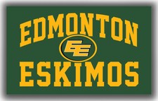 Bandera memorable del equipo de fútbol esquimales de Edmonton 90x150 cm 3x5 pies ropa de fan