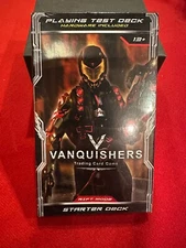 Vanquishers TCG Test Starter Deck DEMO DECK! SEALED! RARE!