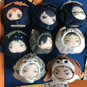 HAIKYUU Plush Keychain Anizukin Hinata Tobio Kenma Kuroo Kei Tadashi Bokuto Aka | eBay