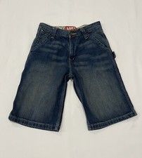 Levi's Utility Blue Denim Jean Cargo Shorts Boys Youth Size 16 Reg W 28"