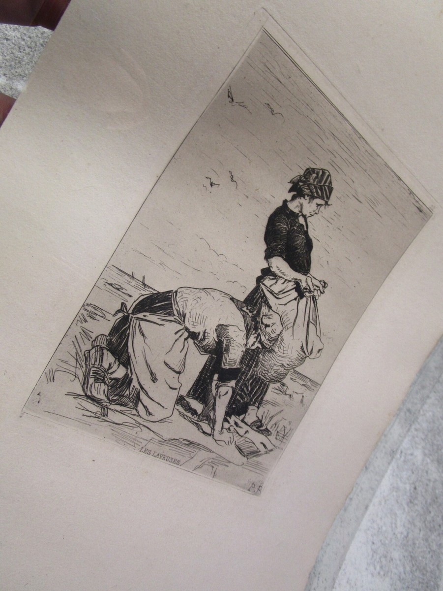 Pierre Billet original etching 