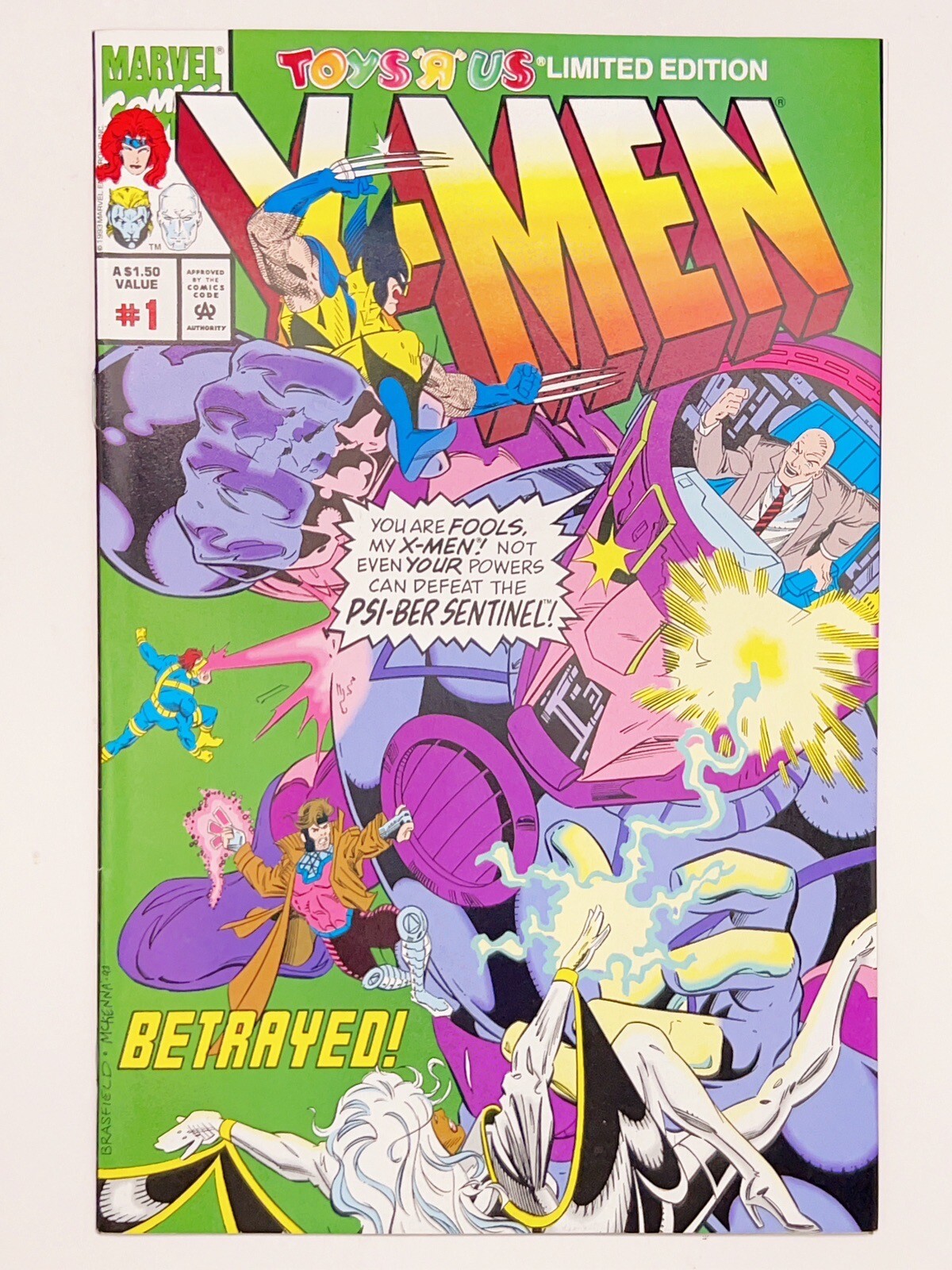 Marvel Comics XMen ToysRUs Limited Edition 1 1993 eBay