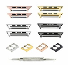 Apple Watch Band Adapters Lugs Connectors Buckle Hardware 38mm 40mm 42mm 44mm