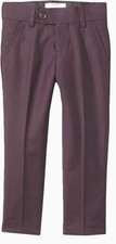 NWT 40 SIZE 7 Isaac Mizrahi Boys Solid Pants TEXTUUED ADJUSTABLE WAIST