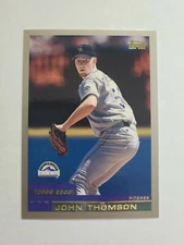 JOHN THOMSON 2000 TOPPS BASEBALL CARD # 371 E3460