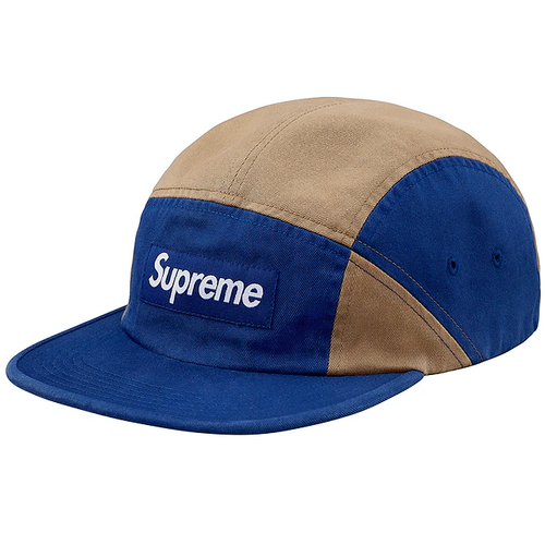 Supreme Contrast Panel Camp Cap Royal O 