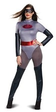 Disguise Women's Elastigirl Adult Classic Costume, Gray, S 4-6 