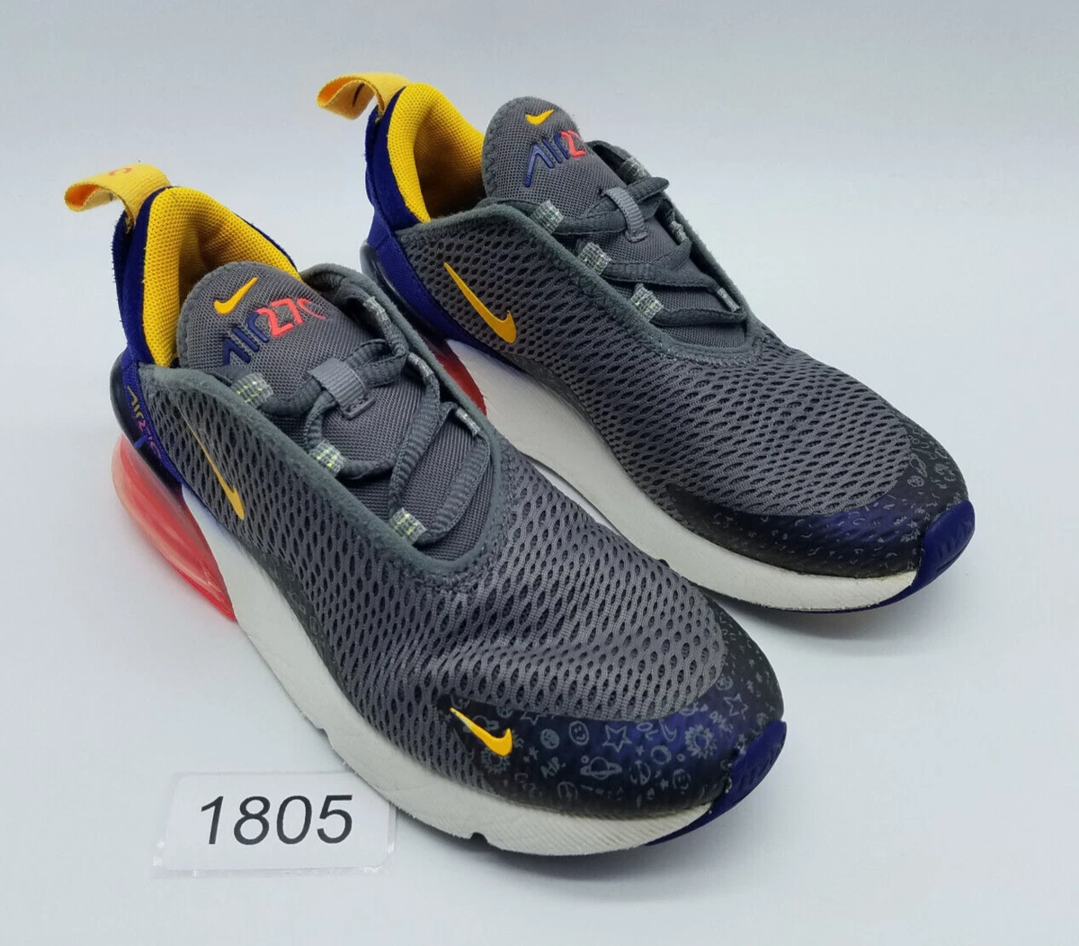 Nike air max top 270 black regency purple