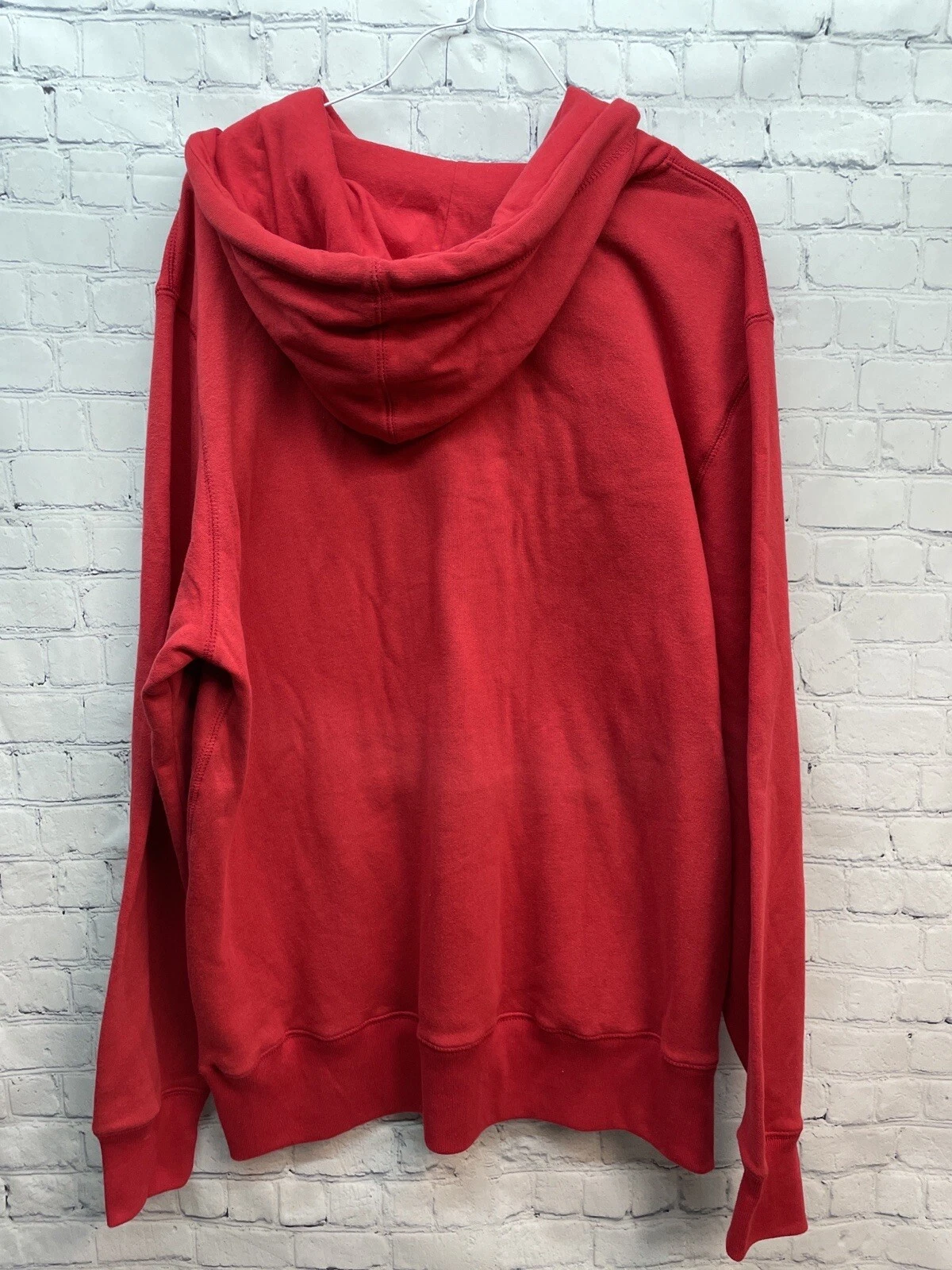 VETEMENTS Felpa con cappuccio Georgia Bulldogs 47 marca da uomo rossa taglia large