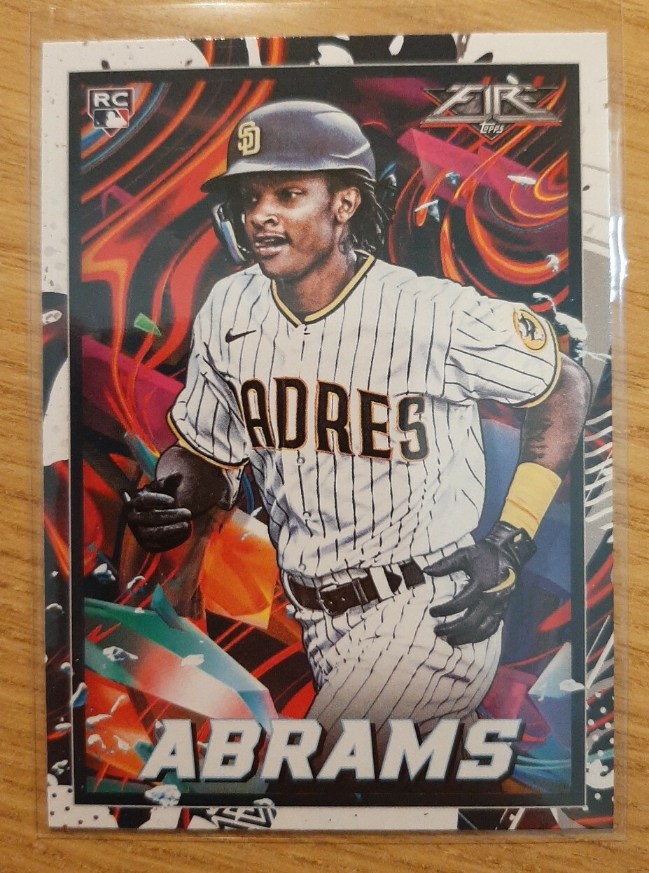 2022 TOPPS FIRE CJ ABRAMS ROOKIE #79 SAN DIEGO PADRES