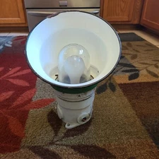 Russell & Stoll Co. Green Shade Explosion Light