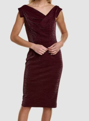 black halo jackie o dress purple Black Halo Jackie O Sheath Dress in Cobalt | Classic 3/4 Sleeve